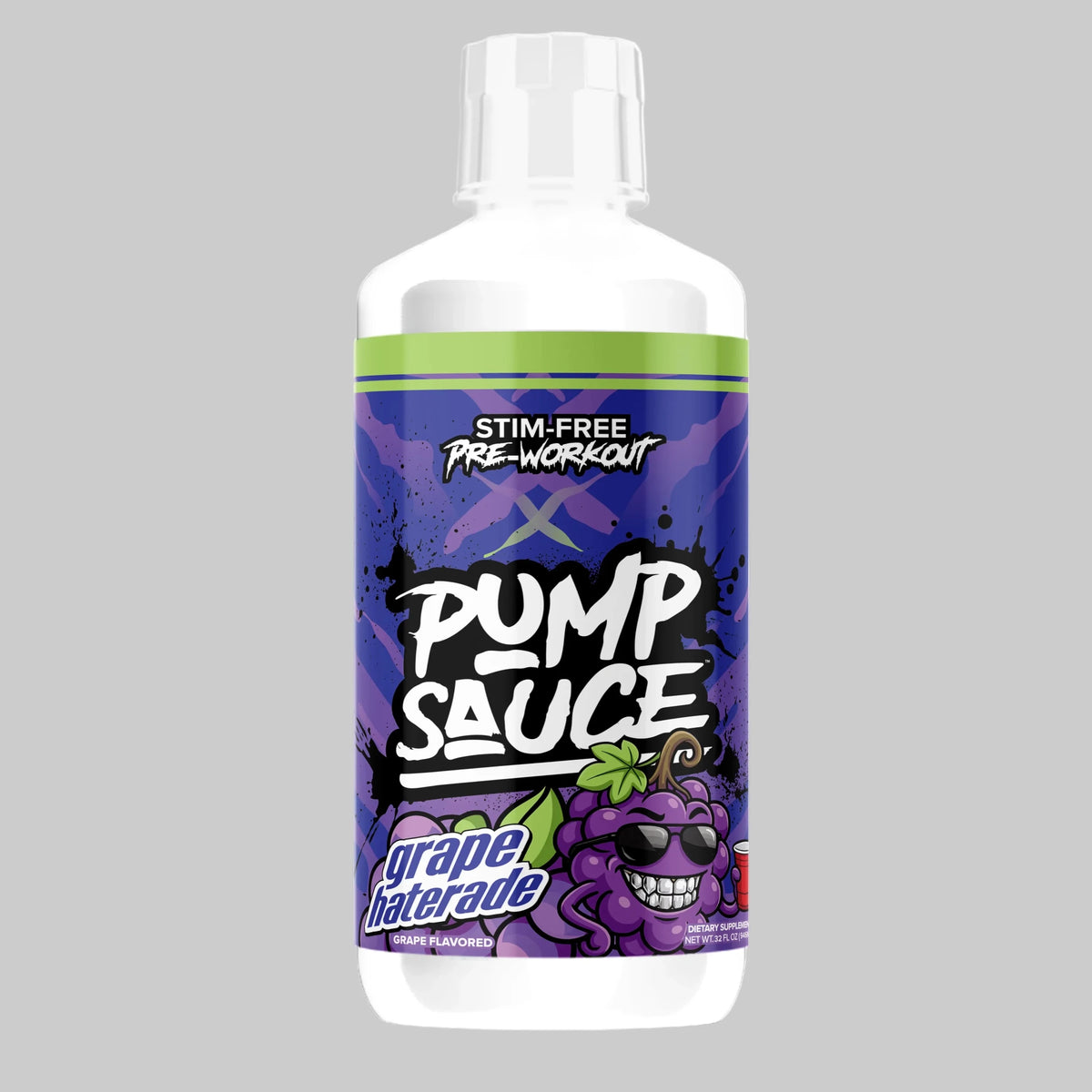 Pump Sauce Liquid Glycerol Stim Pre-Workout | 32 Servings - Mann Nutrition