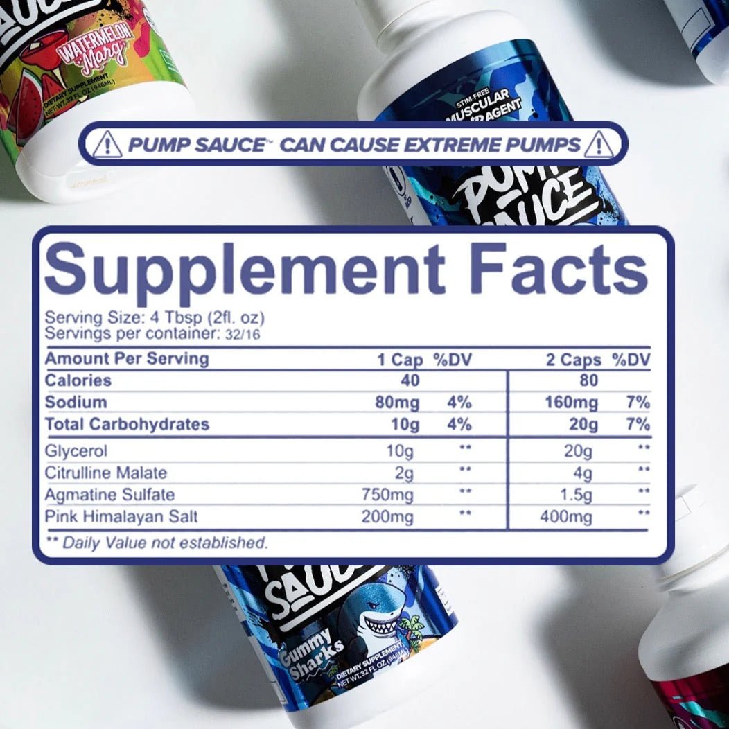 Pump Sauce Stim Free Pre Workout - Mann Nutrition