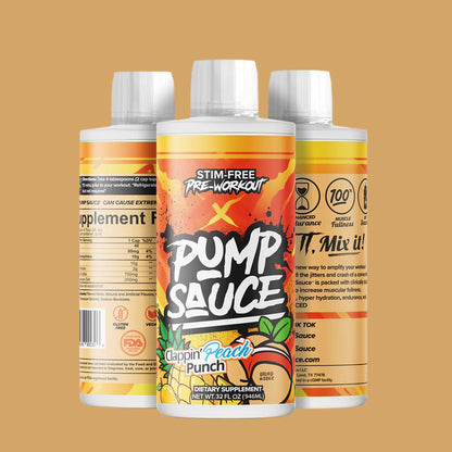 Pump Sauce Stim Free Pre Workout - Mann Nutrition