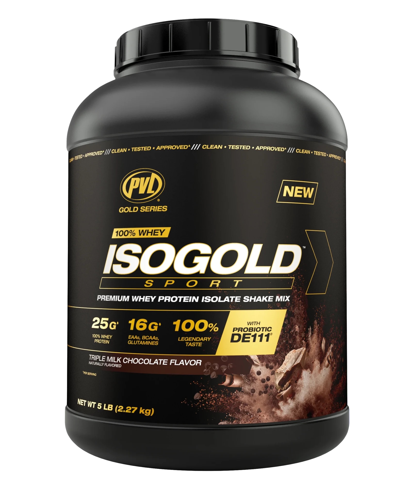PVL ISO Gold Sports Whey Protein Isolate 5lbs - Mann Nutrition