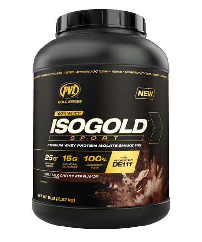 PVL ISO Gold Sports Whey Protein Isolate 5lbs - Mann Nutrition