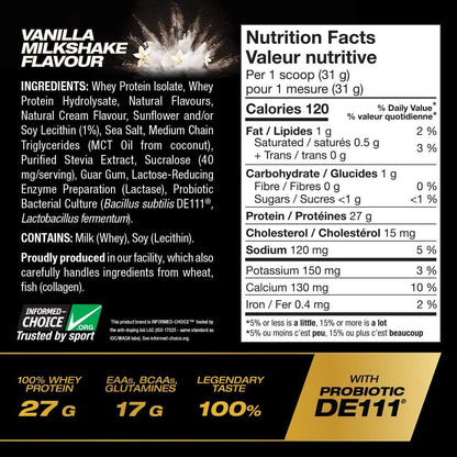PVL ISO Gold Sports Whey Protein Isolate 5lbs - Mann Nutrition