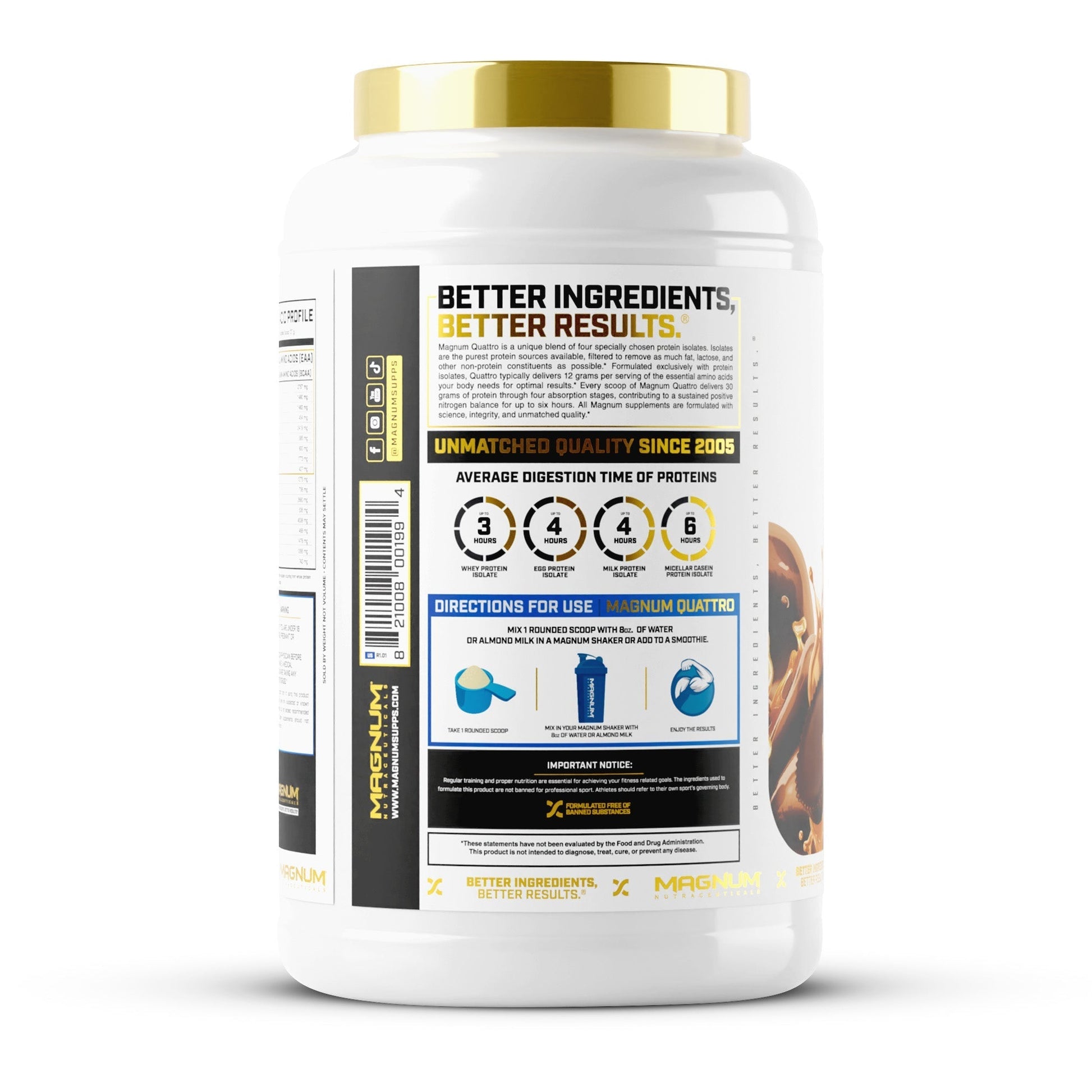 Quattro Original 2lbs - Mann Nutrition