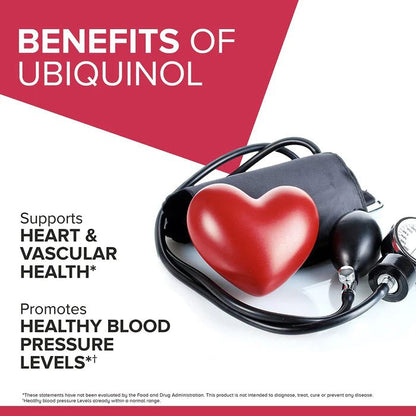 Qunol Mega Ubiquinol CoQ10, 100 mg - 120 Caps  - Mann Nutrition