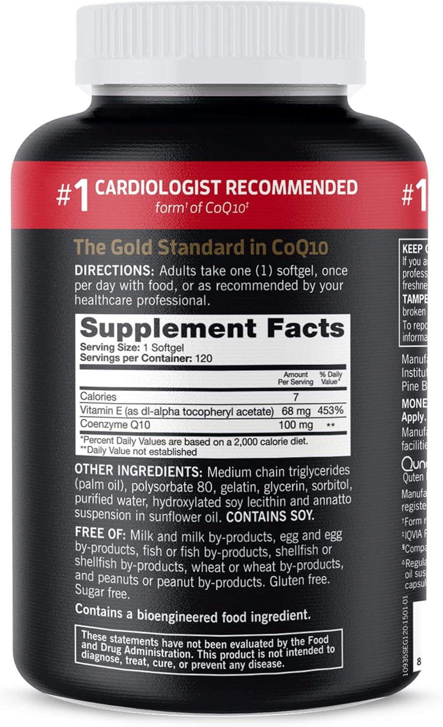 Qunol Ultra Coq 10 100 Mg - 120 Softgels  - Mann Nutrition
