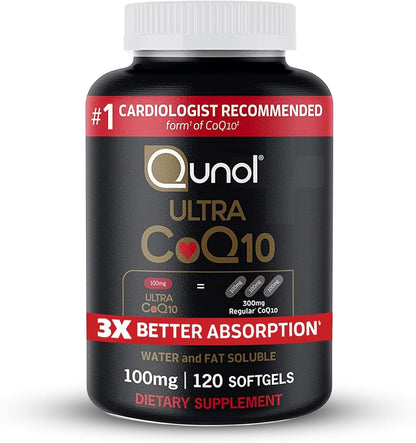 Qunol Ultra Coq 10 100 Mg - 120 Softgels  - Mann Nutrition