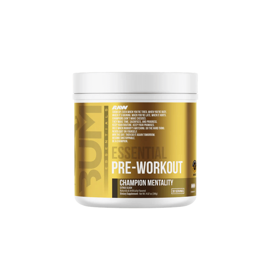 Raw Essential Pre - Workout - 30 Servings  - Mann Nutrition