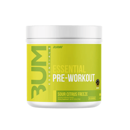Raw Essential Pre - Workout - 30 Servings  - Mann Nutrition