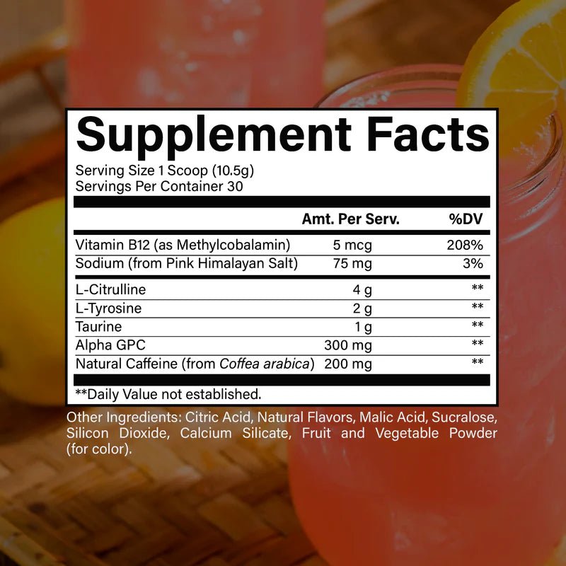 Raw Essential Pre Workout Tingle Free 30 Servings  - Mann Nutrition