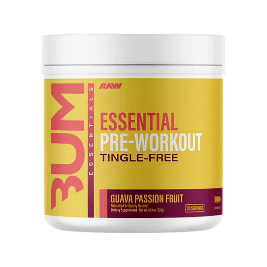 Raw Essential Pre Workout Tingle Free 30 Servings  - Mann Nutrition