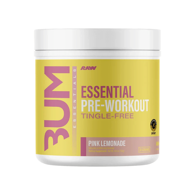 Raw Essential Pre Workout Tingle Free 30 Servings  - Mann Nutrition