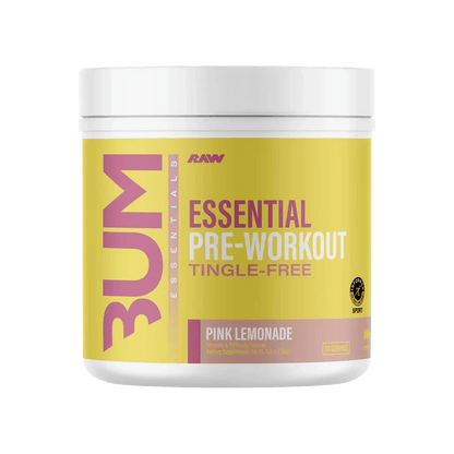 Raw Essential Pre Workout Tingle Free 30 Servings  - Mann Nutrition