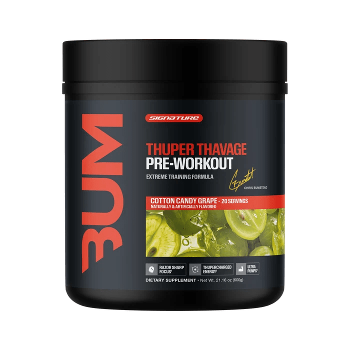 RAW Nutrition CBUM Thuper Thavage Pre-Workout – 400mg Caffeine - Mann Nutrition