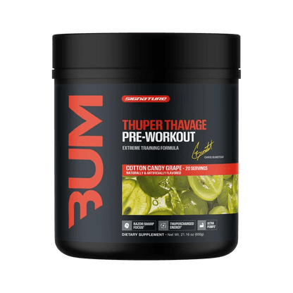 RAW Nutrition CBUM Thuper Thavage Pre-Workout – 400mg Caffeine - Mann Nutrition