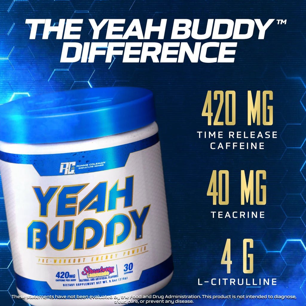 RC Yeah Buddy Pre Workout 30 Servings - Mann Nutrition
