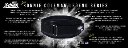 RCCF4006 Ronnie Coleman Custom Yeah Buddy Signature Belt sku-52268265636136- Mann Nutrition