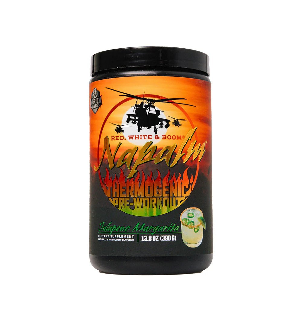 Red, White, & Boom Napalm - Thermogenic Pre - Workout - Mann Nutrition