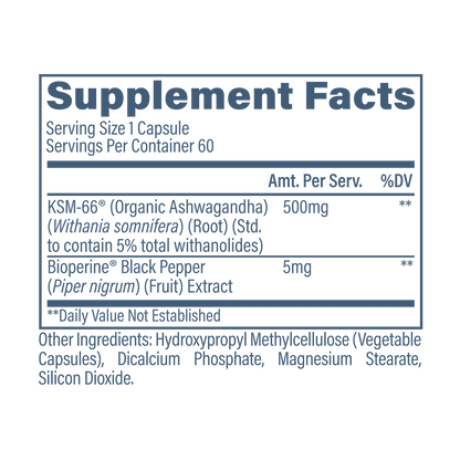 Revive Ashwagandha KSM-66 | Stress, Mood & Sleep Support | 60 Vegan Capsules - Mann Nutrition