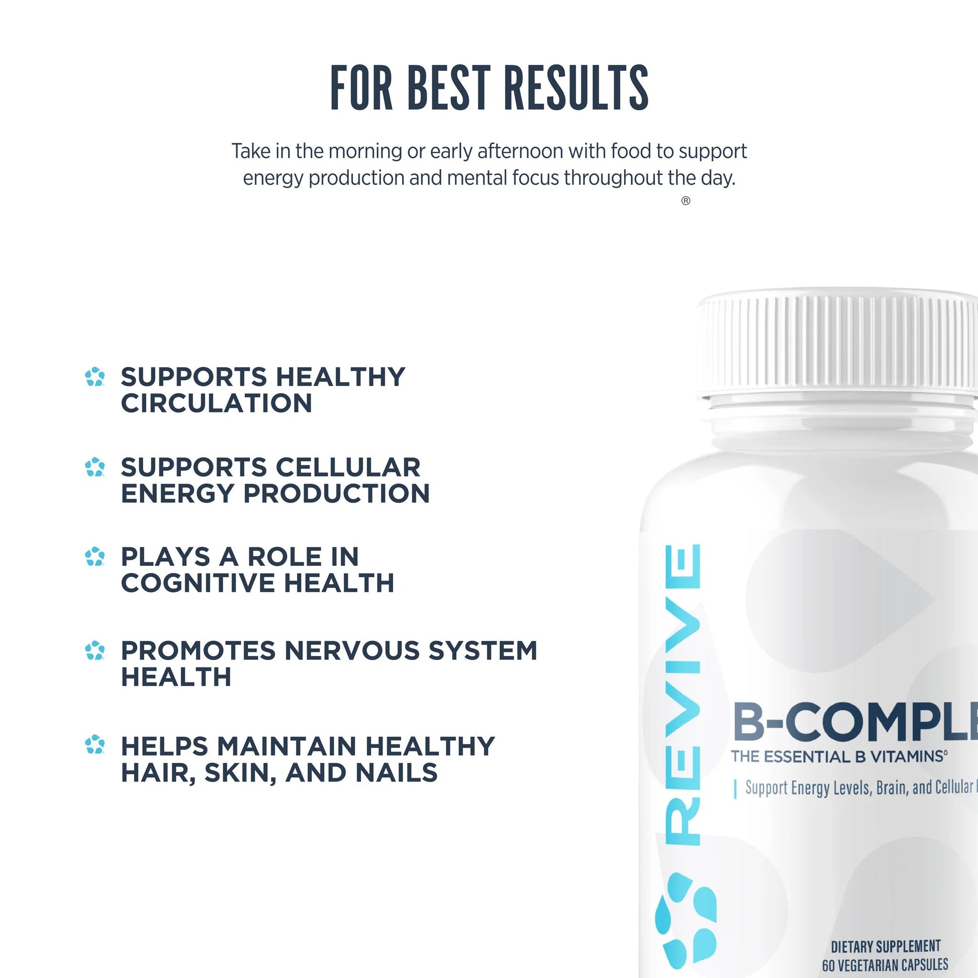 Revive B - Complex 60 Veg Caps - Mann Nutrition