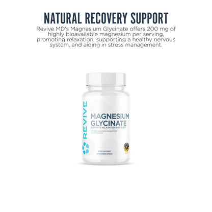 Revive Magnesium Glycinate - 120 Caps  - Mann Nutrition