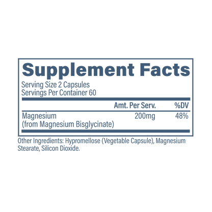 Revive Magnesium Glycinate - 120 Caps  - Mann Nutrition
