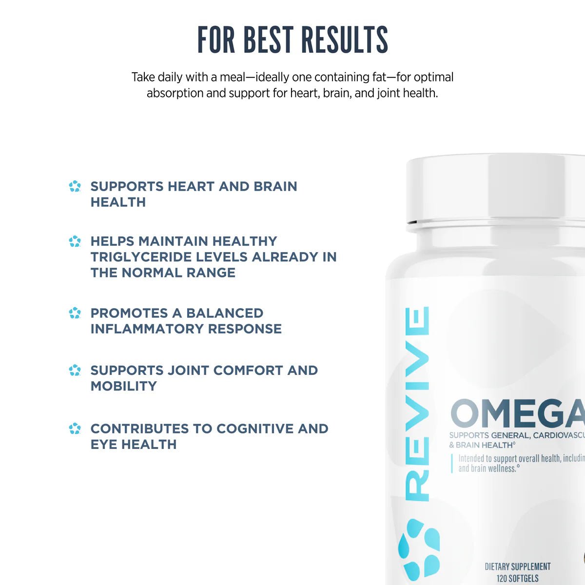 Revive Omega 3 - 120 Softgels  - Mann Nutrition