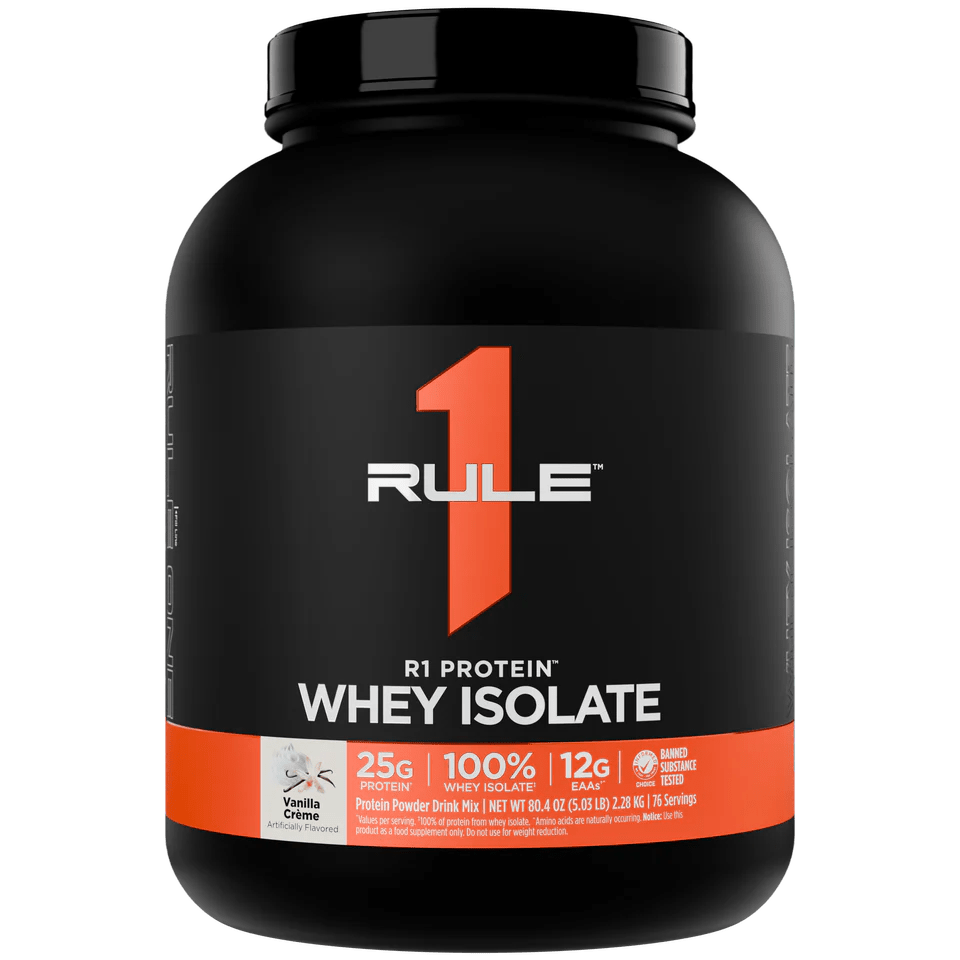 Rule 1 Whey Protein Isolate - 5 Lbs  - Mann Nutrition