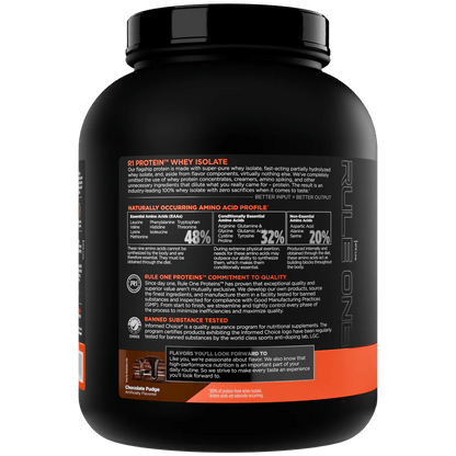 Rule 1 Whey Protein Isolate - 5 Lbs  - Mann Nutrition
