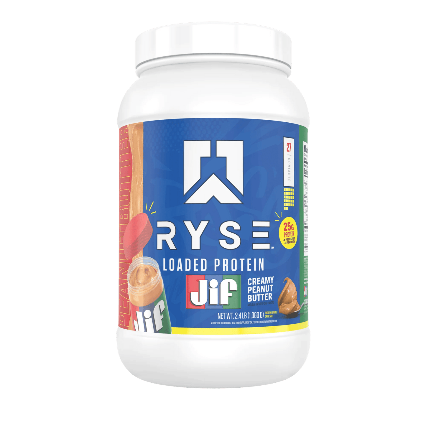 RYSE Loaded Protein Whey | 25g Premium Whey Protein - 27 Servings - Mann Nutrition
