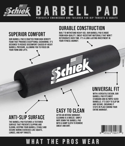 Schiek Barbell Pad sku-47579930755368- Mann Nutrition