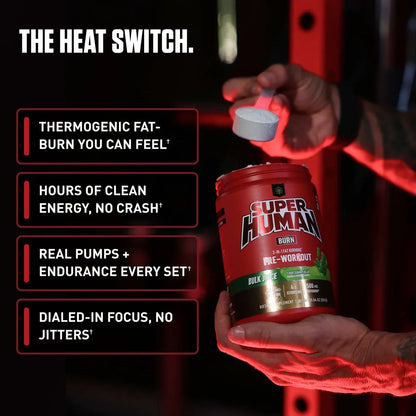 Alpha Lion SUPERHUMAN Burn Pre-Workout – Thermogenic, Energy, Pump & Focus