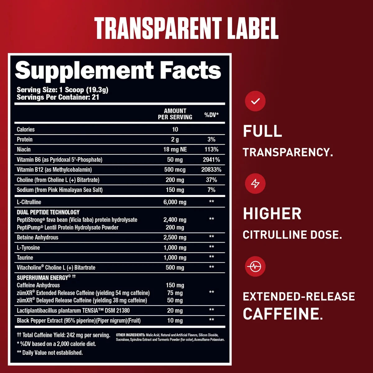 Alpha Lion SUPERHUMAN Jacked Pre-Workout