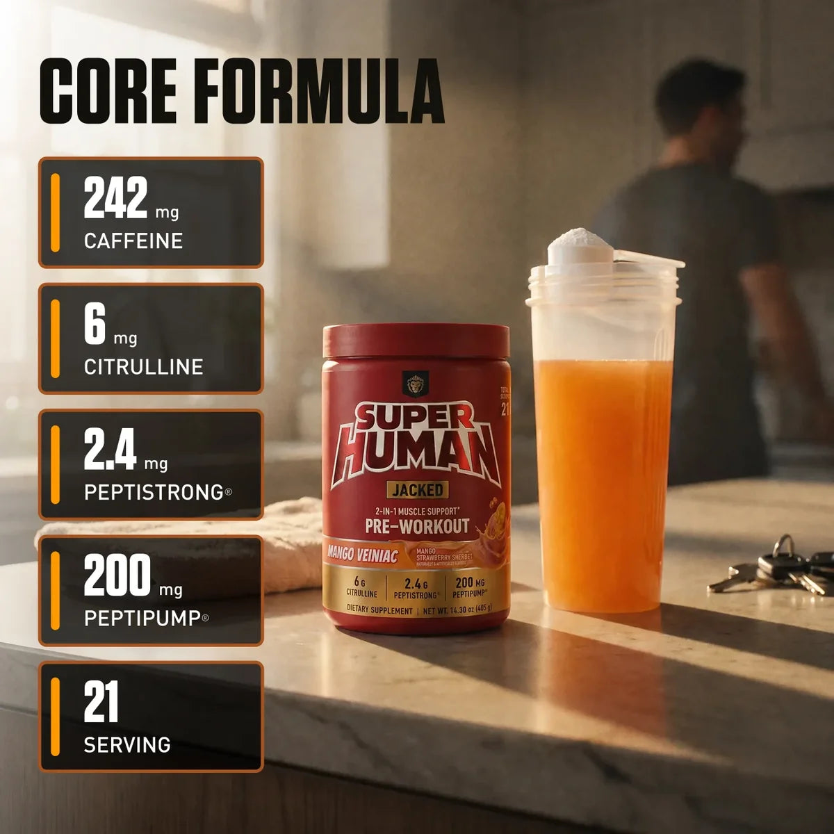 Alpha Lion SUPERHUMAN Jacked Pre-Workout