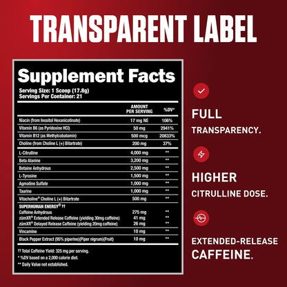 Alpha Lion SUPERHUMAN Original Pre-Workout