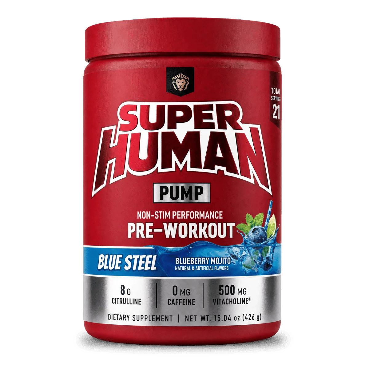 Alpha Lion SUPERHUMAN Pump – Stimulant-Free Pre-Workout