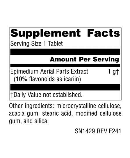 Source Natural Horny Goat Weed 30 tabs  - Mann Nutrition