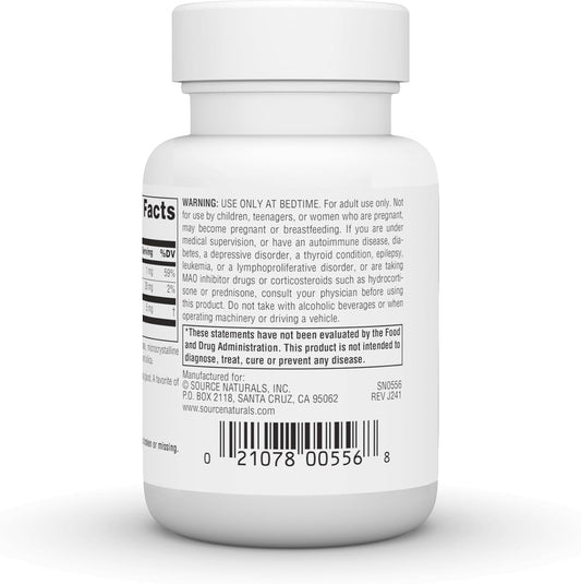 Source Naturals Melatonin 5mg 60 Capsules  - Mann Nutrition