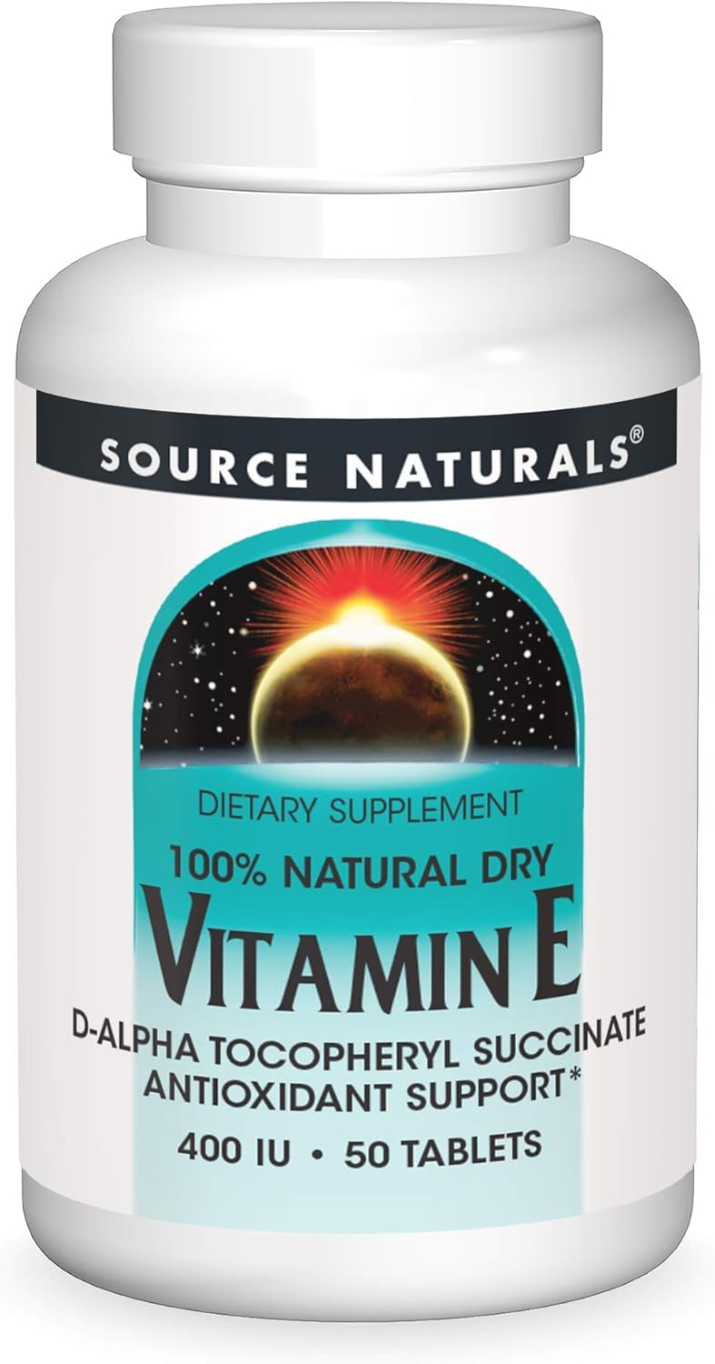 Source Naturals Vitamin E 400IU (50 Tabs) - Mann Nutrition