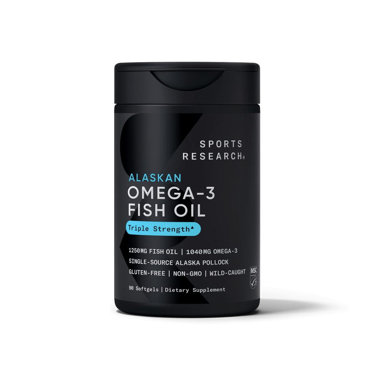 Sports Research Omega-3 Fish Oil 1250mg | EPA & DHA - Mann Nutrition