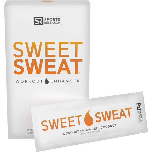 Sports Research Sweet Sweat Workout Enhancer Gel 20 Travel Packets  - Mann Nutrition