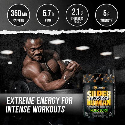 Super Human Extreme Pre - 21 Servings - Mann Nutrition