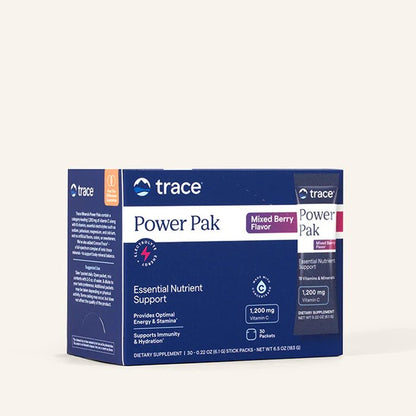 Trace Minerals Power Pak Essential Nutrient Support - 30 Packets  - Mann Nutrition