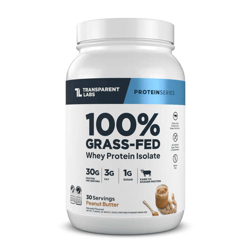 Transparent Labs 100% Grass Fed Whey Isolate (30 Ser)  - Mann Nutrition