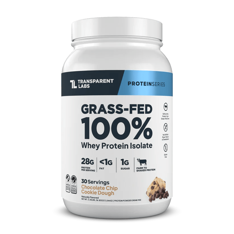 Transparent Labs 100% Grass Fed Whey Isolate (30 Ser)  - Mann Nutrition