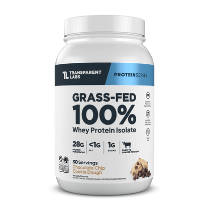 Transparent Labs 100% Grass Fed Whey Isolate (30 Ser)  - Mann Nutrition