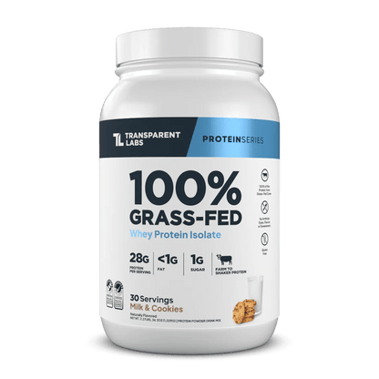 Transparent Labs 100% Grass Fed Whey Isolate (30 Ser)  - Mann Nutrition