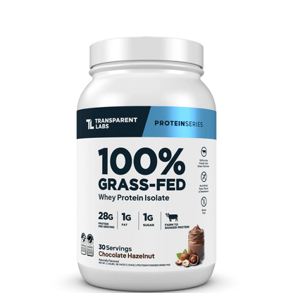 Transparent Labs 100% Grass Fed Whey Isolate (30 Ser)  - Mann Nutrition