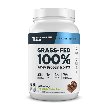Transparent Labs 100% Grass Fed Whey Isolate (30 Ser) - Mann Nutrition
