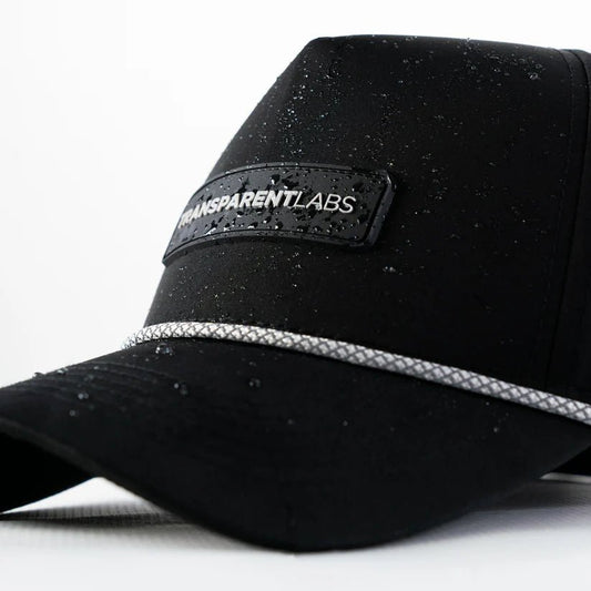 Transparent Labs 5 Panel Black Cap  - Mann Nutrition