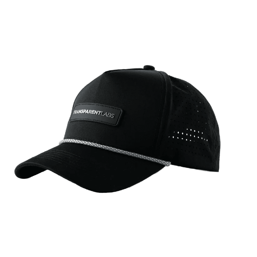 Transparent Labs 5 Panel Black Cap  - Mann Nutrition